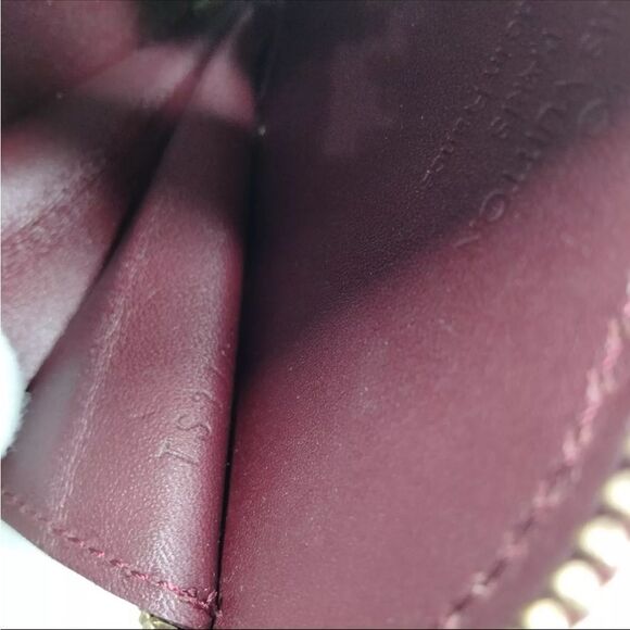 Auth Louis Vuitton Monogram Vernis Coeur Heart Coin Purse Pomme D'Amour - Picture 8 of 9